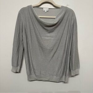 TSE Cashmere Cowl Neck Sparkly Sweater Small